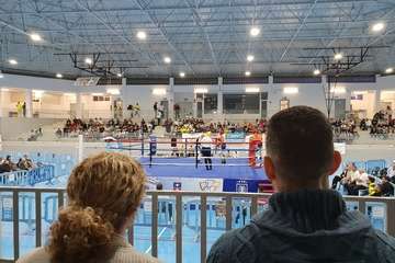 El boxeo volvió a Telde con una velada en el Pabellón Juan Carlos Hernández (Foto TA)